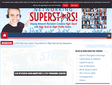 Tablet Screenshot of networkingsuperstars.com